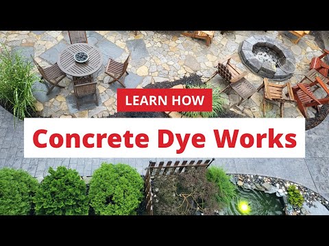 Video: Bagaimana Anda mewarnai beton aseton?