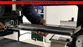 How to disassemble Y linear encoder for Tronstol E1