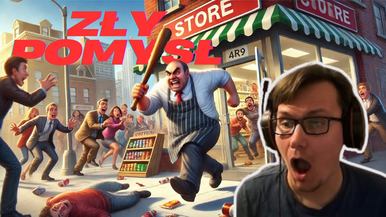 Jednak nie opłaca się klientów zaganiać kijem do sklepu  |Supermarket Simulator #38|