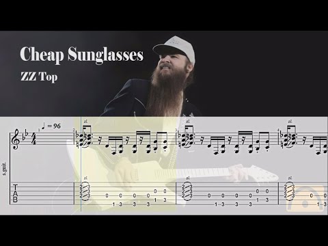 Cheap Sunglasses - ZZ Top | Guitar Tab - YouTube