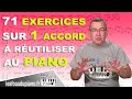 71 exercices sur un seul accord au piano  pdf