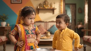 😂 Bhojpuri Baby Comedy | मम्मी को बुलाऊंगी! | Cute Baby Boy & Girl Funny Fight 🤣 