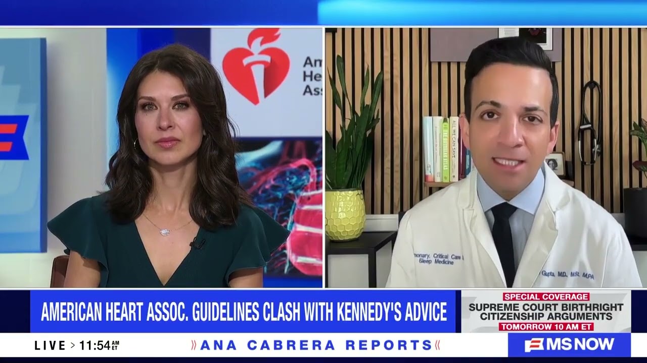 American Heart Association releases new nutrition guidelines: Dr. Vin Gupta joins to discuss