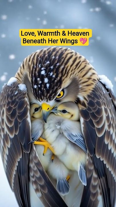Under Her Wings Was Heaven ❄️🕊️#MotherlyLove  🕊️#WinterStory #PeaceAndWarmth