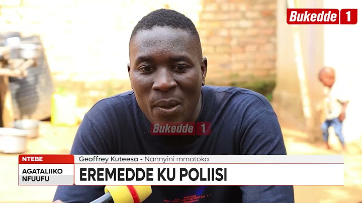 Agataliikonfuufu: Nannyini mmotoka eyali etambuza amabaati ga gavumenti amabbe alajaana.Baagiremera.