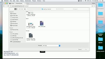 HOW TO UPLOAD YOUR EPOSTER