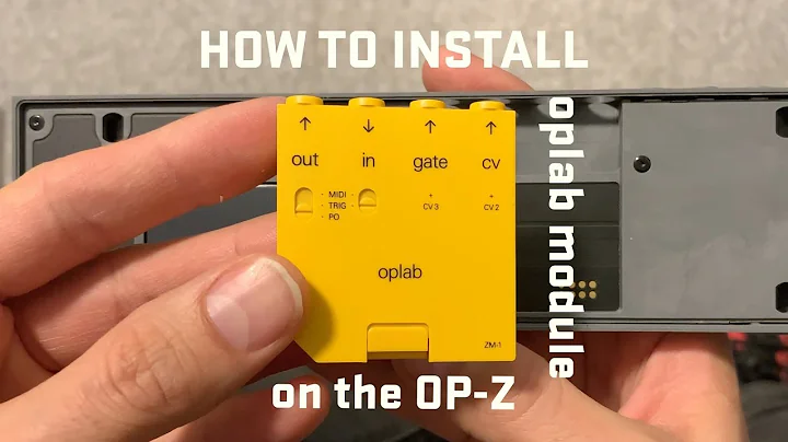 How to install the oplab Module on OP-Z - quick guide