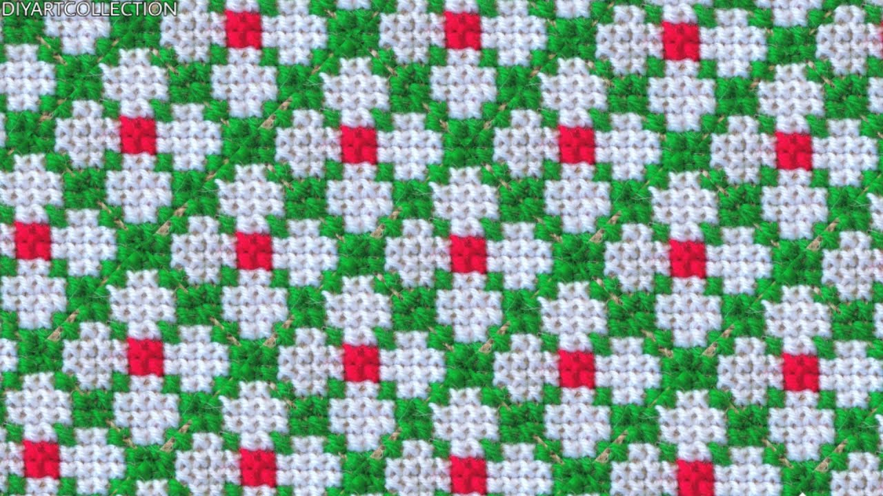 Woolen flower doormat making design-how to make sitting mat design-stitch ason,rugs,tablemat