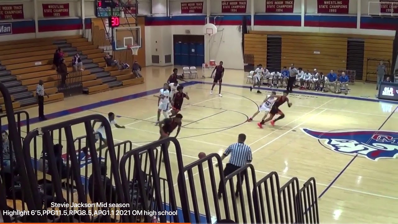 Stevie Jackson Jr Basketball Mid season Highlights Oakland mills high