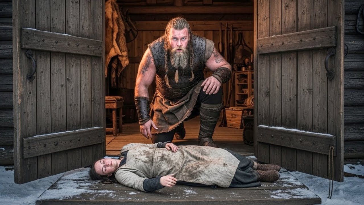 Giant Viking Heard Knocking on Christmas Eve — Maiden Collapsed at Door, His Actions Will Shock You