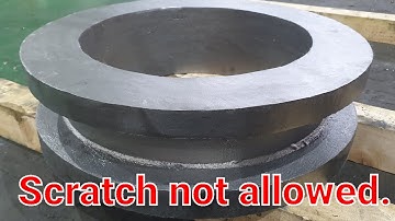 This rough surface will be beautiful and shine like a mirror  - Vertical lathe, CNC Lathe, Turning