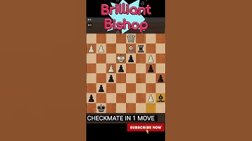 Brilliant Bishop | Checkmate in 1 move | #chess #chesscom #checkmate #gamer #shorts #gaming #games
