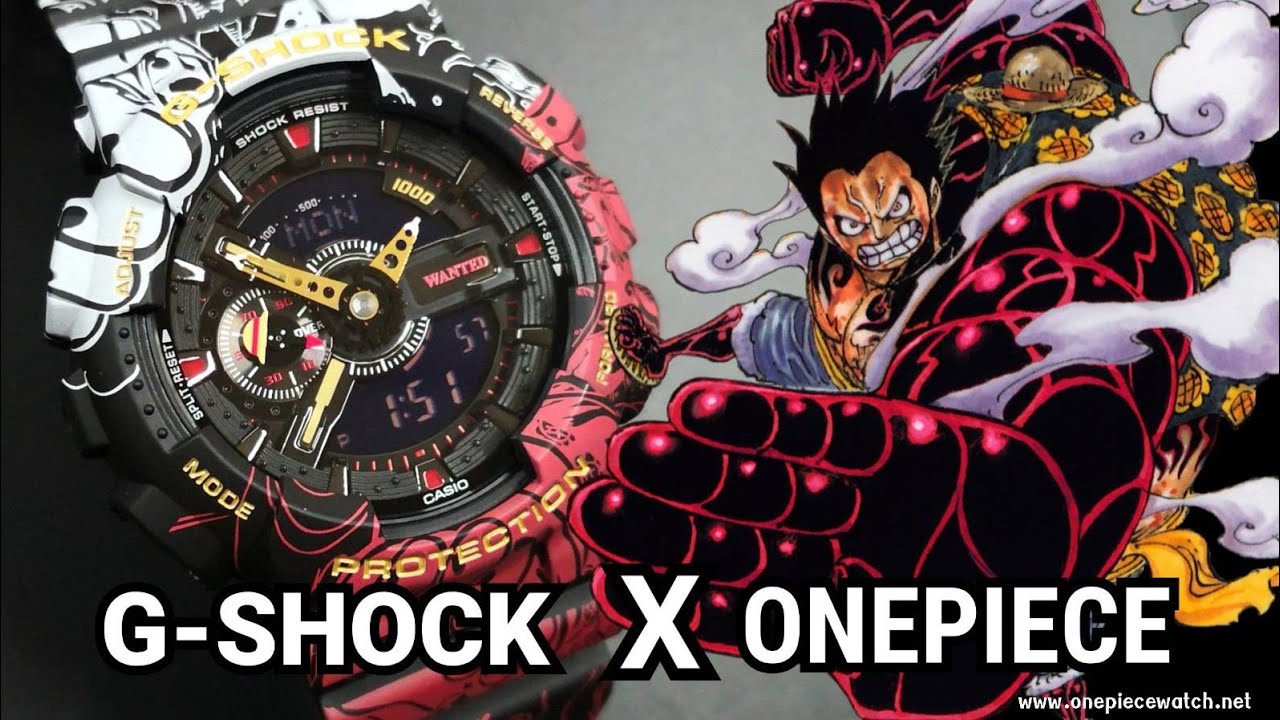 รีวิว Casio G-Shock x One Piece ใหม่ล่าสุดปี 2020 รหัส GA-110JOP-1A4 ฉันจะเป็นราชาโจรสลัดให้ได้