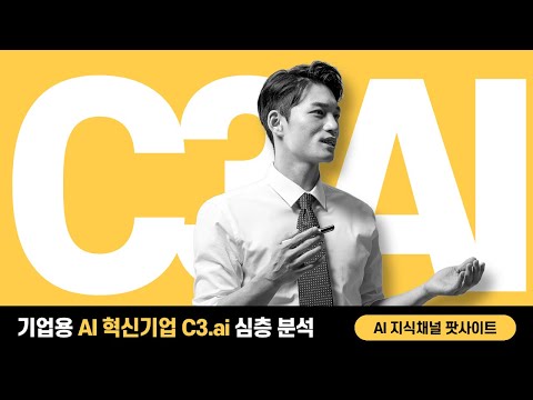 기업용 AI 혁신기업 C3 ai 심층분석(feat. AI 산업분야의 신사임당)