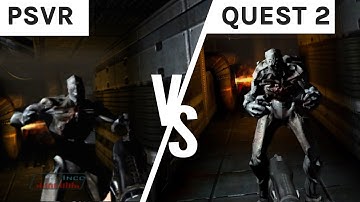 DOOM 3 VR Graphics & Port Comparison - PSVR vs Quest 2