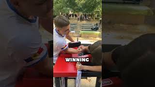 Girl vs Boy in arm wrestling (Tiktok - @danyshatina) shorts