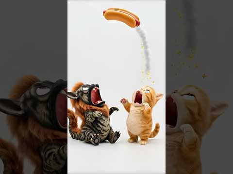 Hot Dog Catch!熱狗篇。#Frenchzilla #Oyen #Shorts #法鬥日常 #搞笑貓咪 #怪獸 #熱狗 #HotDogChallenge #吃貨日常 #食物作戰