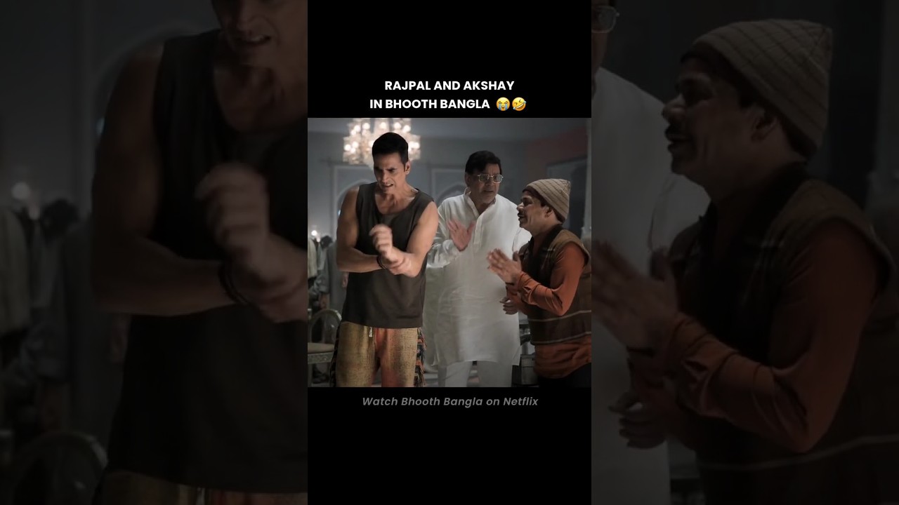 RAJPAL AND AKSHAY IN BHOOTH BANGLA Source: Bhooth Bangla podcast on Netflix India's Youtube Channel