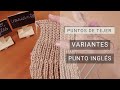 Puntos Tejer dos agujas ➜ Punto Inglés (variantes) ➜ Aprender a #tejer