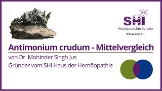 Antimonium crudum: Mittelvergleich