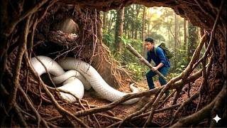 A global sensation: an albino king cobra worth millions of dollars has been discovered in the jungle