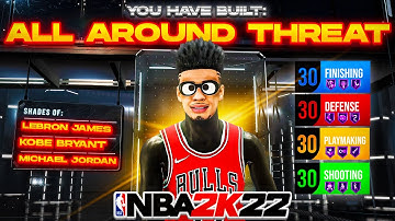 *NEW* “ALL-AROUND THREAT” BUILD IS THE BEST BUILD IN NBA 2K22! BEST ISO BUILD IN NBA 2K22!