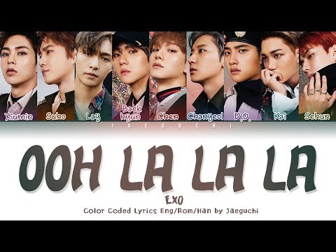 EXO (엑소) - Ooh La La La (닿은 순간) (Color Coded Lyrics Eng/Rom/Han/가사)