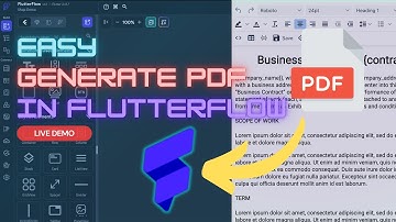 Easy generate PDF in FlutterFlow