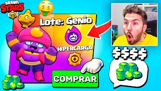 gasto MUCHAS Gemas para MAXEAR a GENIO +500 copas | Brawl Stars