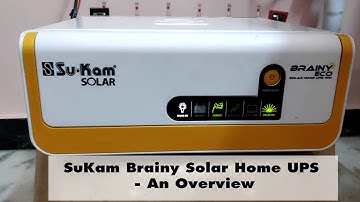 Su-Kam (Suvastika Now) Brainy Solar Home Ups 1100 VA - An overview