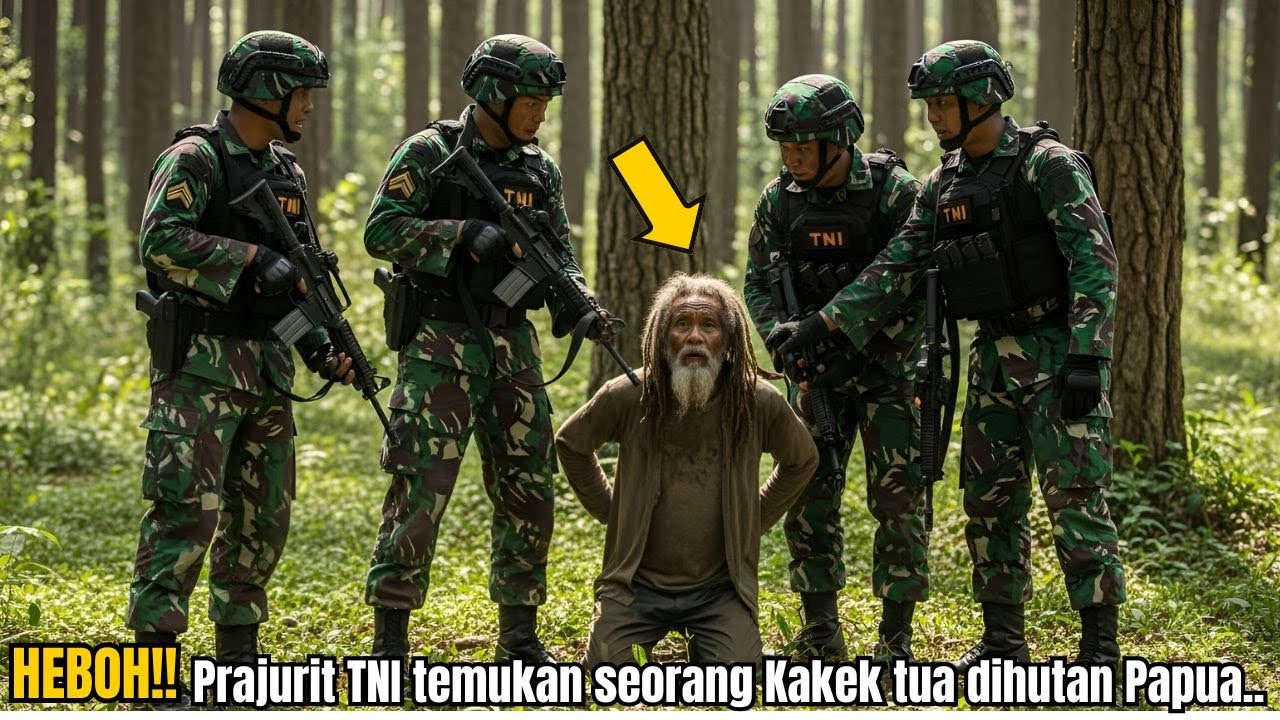 Kakek Gimbal Berbahasa Aneh Ditemukan TNI Membuat Semua TERKEJUT