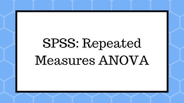 Repeated Measures ANOVA