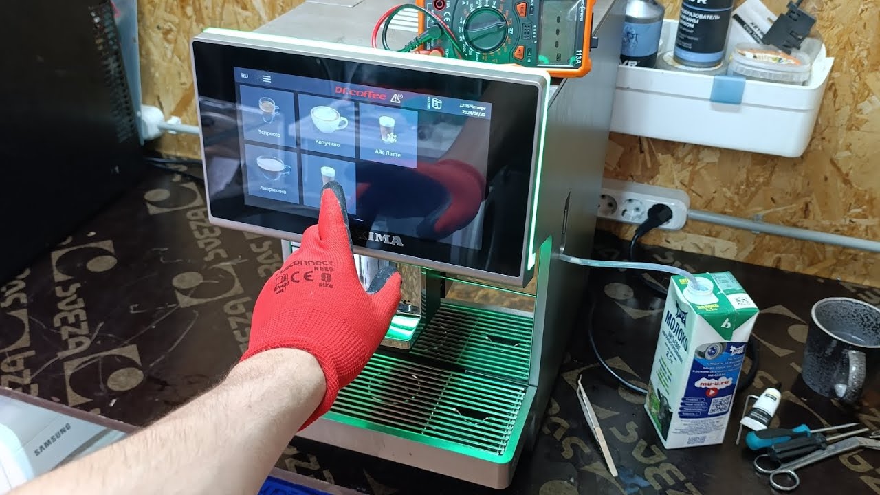 Кофемашина Dr. Coffee не готовит капучино -  Устраняем основные проблемы на моделях M12 F10 F11 F12