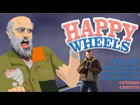 Niko Bellic plays Happy Wheels