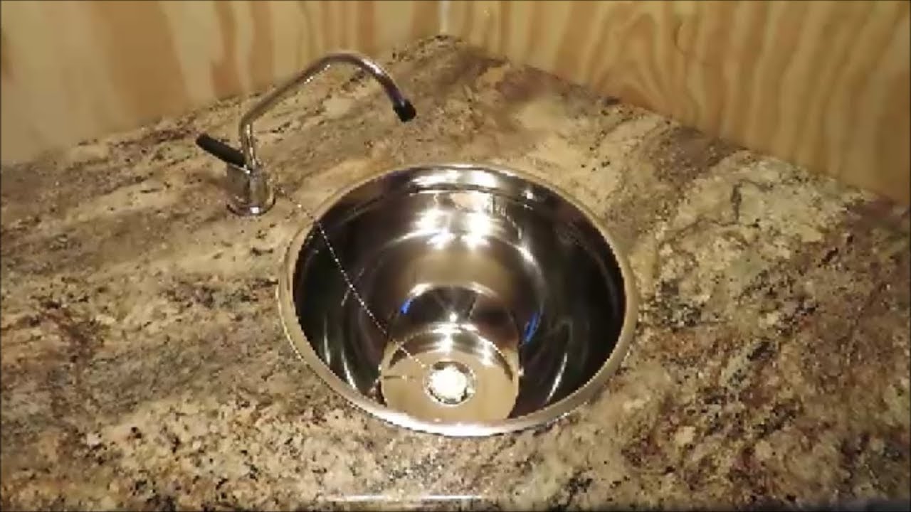 cargo trailer camper build part 13 working on sink YouTube