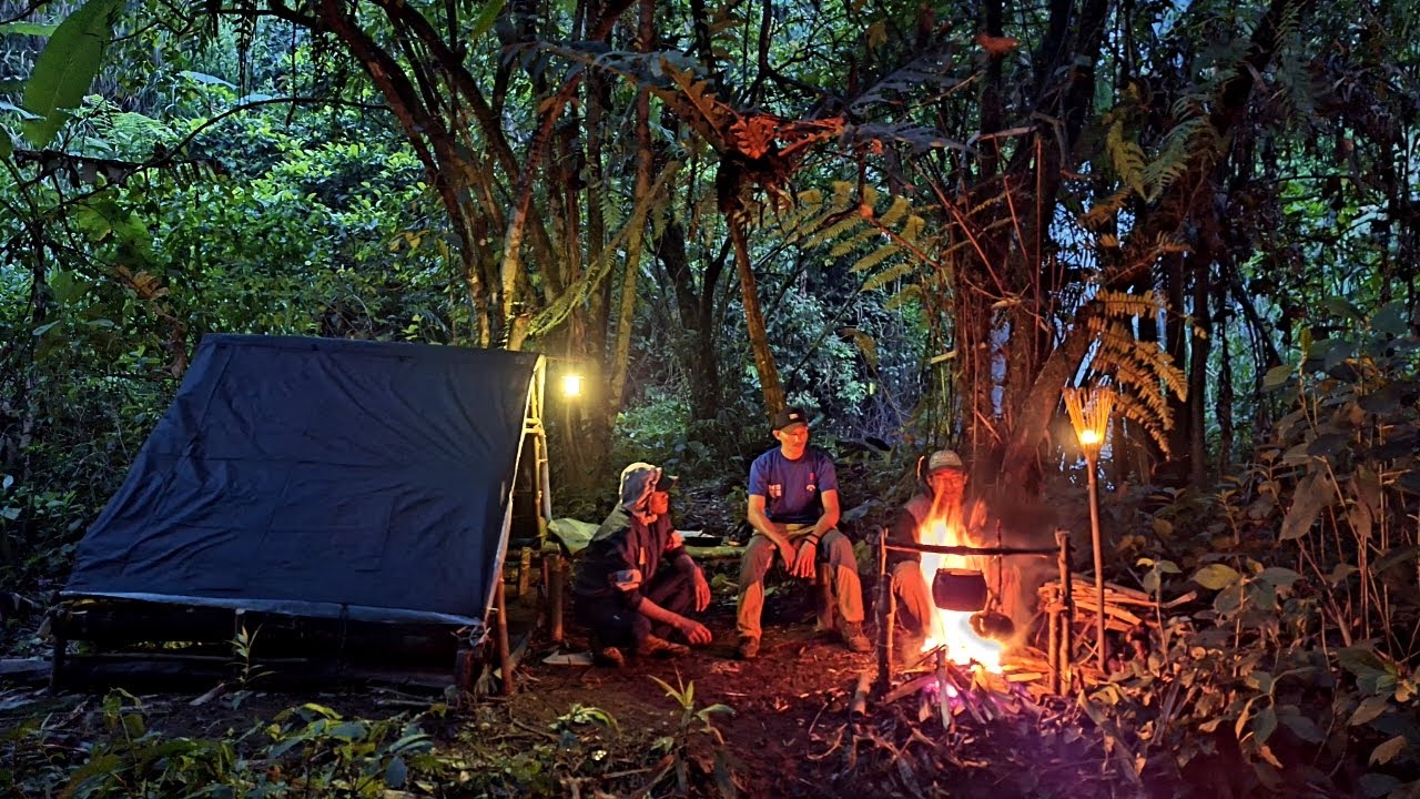 5 дней КЕМПИНГ Выживание в дикой природе; Ловля и приготовление пищи, РЫБАЛКА. Бушкрафт