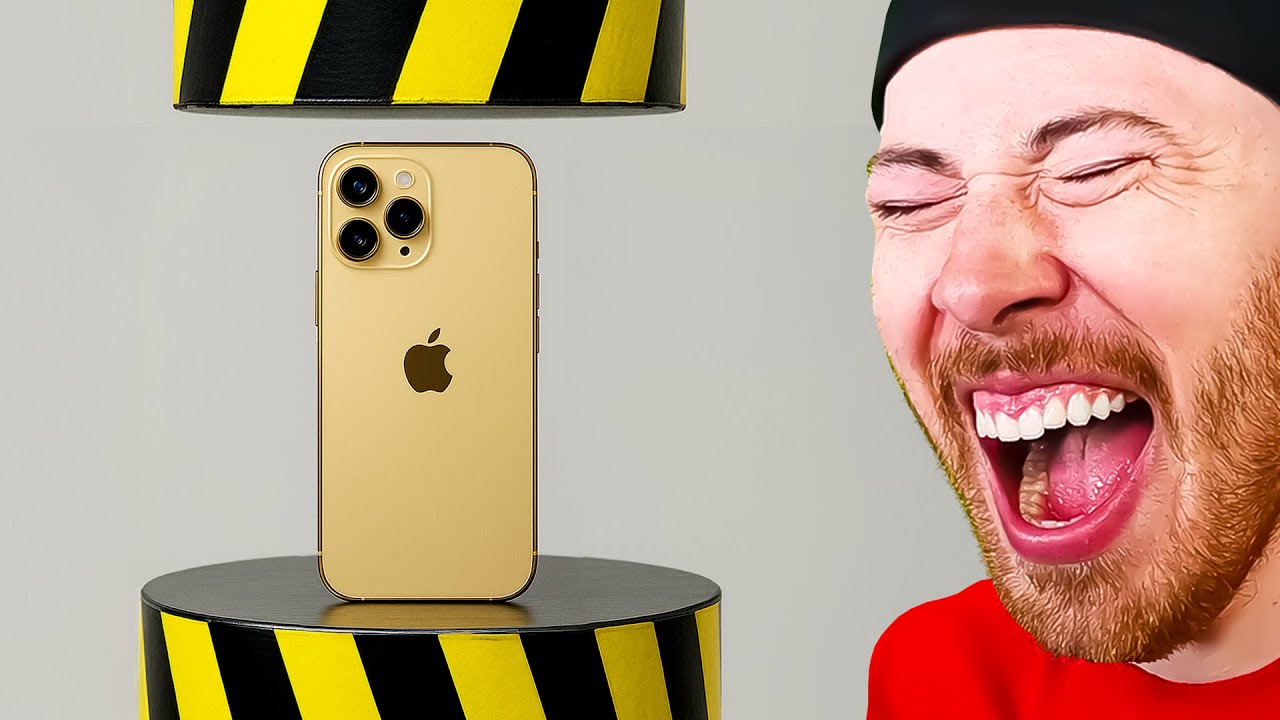 Everyday Objects DESTROYED By A Hydraulic Press