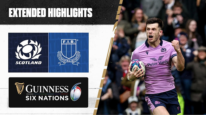 LAST MINUTE DRAMA 😮 | Extended Highlights | Scotland v Italy