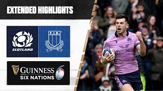 LAST MINUTE DRAMA 😮 | Extended Highlights | Scotland v Italy