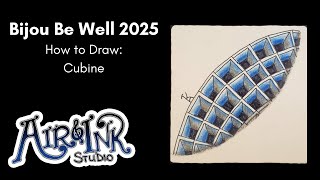How to Draw Cubine Zentangle Pattern