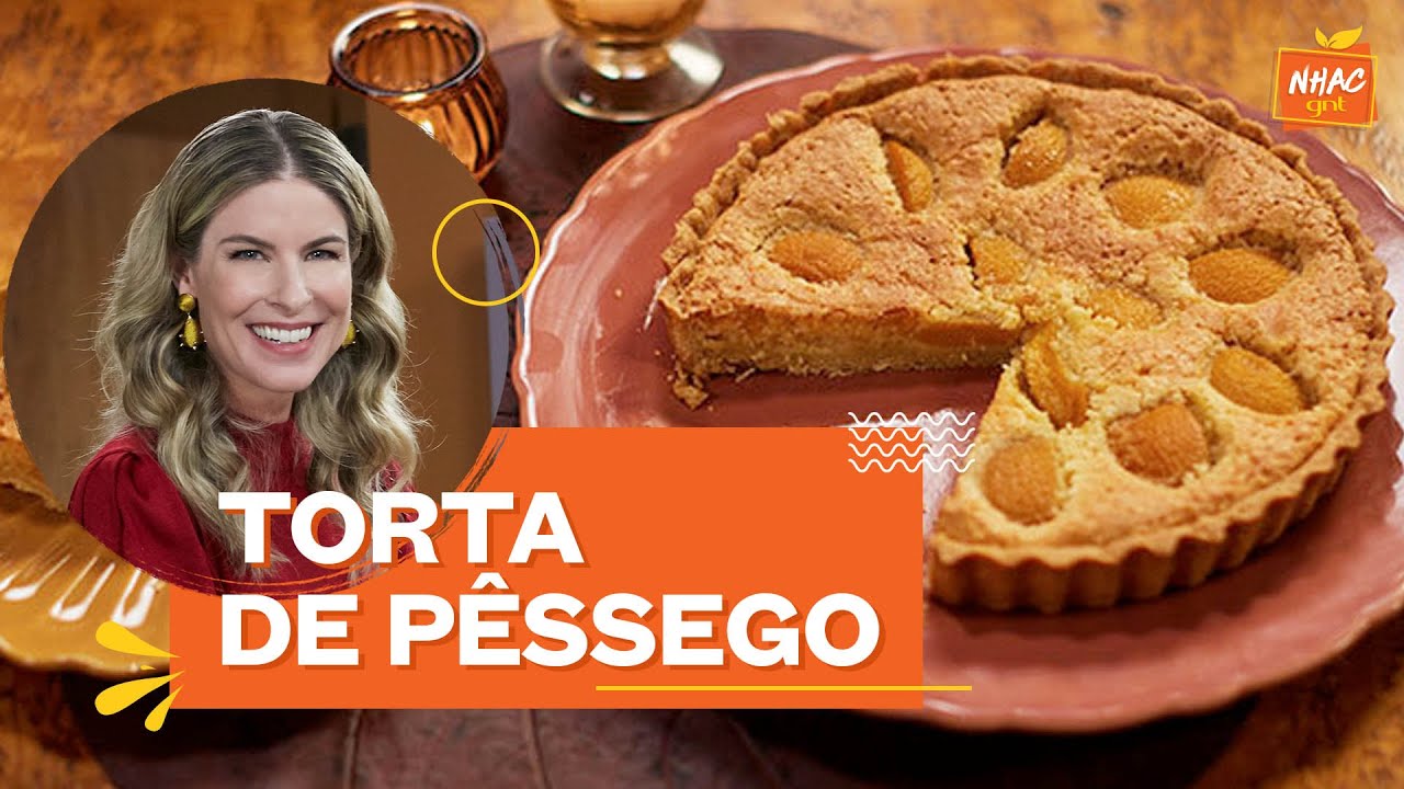 Torta de pêssego com creme de amêndoas | Rita Lobo | Cozinha Prática