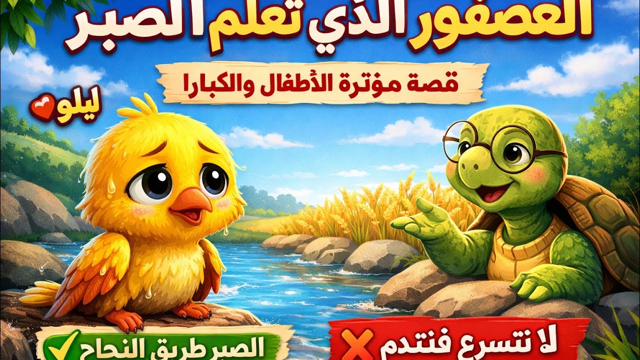🐦 العصفور الذي تعلّم الصبر | قصة مؤثرة للأطفال والكبار