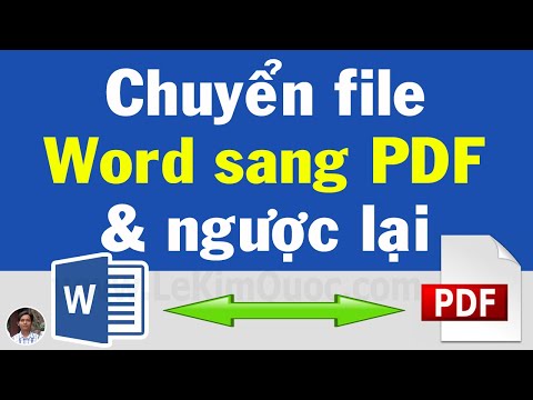 #1 🔁 Hướng dẫn chuyển file Word sang PDF và chuyển file PDF sang Word đơn giản, ai cũng làm được Mới Nhất