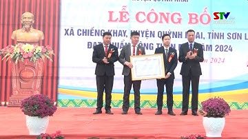 Lễ công bố xã Chiềng Khay, Cà Nàng đạt chuẩn nông thôn mới năm 2024