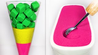 Very Satisfying and Relaxing Compilation 276 Kinetic Sand ASMR