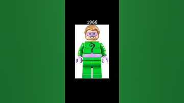 LEGO The Riddler Minifigure Evolution