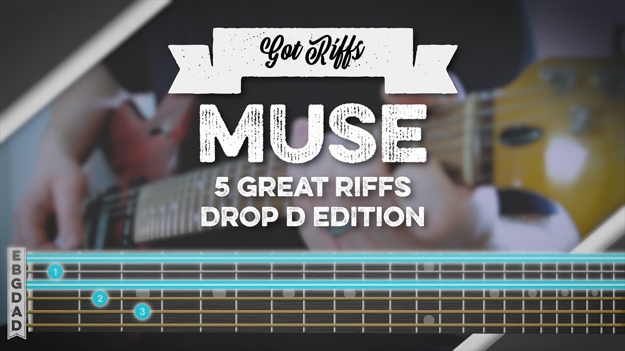 Muse - 5 Great Riffs! Drop D Edition | Learn To Play - Guitar Cover ...
