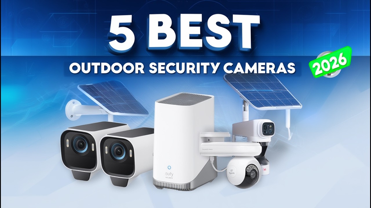 5 Best Outdoor Security Cameras - YouTube
