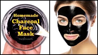Homemade Charcoal Face Mask | Get Rid of Oily Skin, & Pimples -