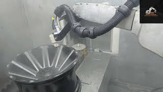 Fanuc line tracking painting robot